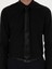 Erkek Siyah Slim Fit Pamuk Klasik Gömlek 50294746-VR046 6