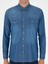 Erkek Mavi Regular Fit Jean Gömlek 50289346-VR036 6