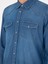 Erkek Mavi Regular Fit Jean Gömlek 50289346-VR036 7