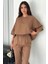 Oversize Keten Takım – Kadın Yazlık Rahat Kalıp 2’li Kombin 2