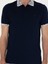 Erkek Lacivert Slim Fit Polo Yaka Merserize T-shirt 50284293-VR033 6