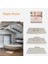 Emici Sihirli Banyo Paspası 40x60, Kırık Beyaz, Hızlı Kuruyan, Akrilik Malzeme 5