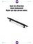 Siyah Kulp 96mm Metal Vidalı - Dolap, Şifonyer, Ünite,komodin, Mutfak Dolabı, Vestiyer Kulbu 10 Cm, 9cm uygun 1