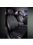 Jeep Compas Uyumlu Lüx Deri Oto Koltuk Kılıfı Ön Arka Takım Iron Siyah Ags 1