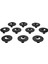 10 Adet Trimmer Head Üst Kapak Çim Biçme Makinesi Aksesuarları 25‑2 Fs 90 110 120 130 55 80 83 85 (Yurt Dışından) 1