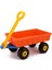 Turuncu bahçe el arabası, hafif ve dayanıklı taşıma aracı, 2+ yaş uygun 1