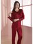 Penye 'lü Sabahlık Pijama Takımı 2