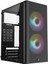 Frısby FC-8970G 300W 2x Raınbow Fan Mını Tower Gaming Siyah Kasa 1