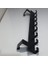 Metal Mat Siyah Amerikan Kapı Arkası Askılık Organizer Askılık ve Banyo Kapı Arkası Askılık 2