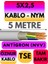 Öznur 5x2,5 Antigron (Nym) Kablo (Gri) Metre Seçenekli 1