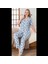 Mavi Kalpli Patlı Kısa Kol Pijama Takımı 1