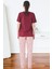 Kadın Marla Çicekli Kısa Kol Pijama Takımı 1