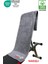Pamuklu Spor ve Fitness Havlusu, Nakışlı, 30x120cm, Antrasit Gri 1