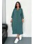Kadın Oversize Modal Gömlek Elbise – Cepli, Düğmeli, Yazlık Rahat Model Çağla 5