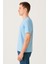 Pamuklu Bisiklet Yaka Erkek T-Shirt 2