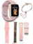 G9 Mini Rose Gold 41MM Kadın Akıllı Saat 3 Kordon ve Bileklik Akıllı Saat 1