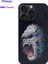 iPhone 15 Pro Max Uyumlu 3D Göz Goril Detaylı Nakış İşlemeli Kabartmalı Raptor Kılıf 1