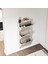 3 Raflı Metal Ayakkabılık Krem 5
