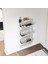 3 Raflı Metal Ayakkabılık Krem 6