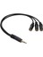 Kulaklık Mikrofon Çoklayıcı 3 Port 3.5mm Splitter Çevirici Dönüştürücü Adaptör 1