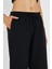 Bol Paça Keten Görünümlü Pantolon 3