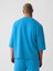 Erkek Mavi Gap Logo Oversized Sweatshirt 5