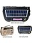 PX-777 Portatif Analog Radyo Fm-Usb-Sd-Aux-Bluetooth Lityum Pilli Solar Güneş Panelli 2