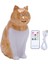 Kedi Gece Lambası Sevimli Dekoratif Lamba USB Şarjlı Kısılabilir Uzaktan Kumandalı Sesli Başucu Lambası Yatak Odası Oturma Odası Için (Yurt Dışından) 1