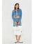 Taş Işlemeli Crop Denim Ceket 1