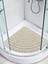Vantuzlu Midye Desenli Kaydırmaz Banyo Paspası 54x54 cm 1