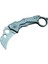 Quartermaster DA46 Outdoor Çakı 18 cm - Tırtıklı, Karbon Fiber Sap 1