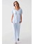 Freshness 322 Kadın Sabahlıklı Pijama Takımı 2