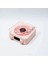 Waves Nostalji Plak Görünümlü Bluetooth Hoparlör 3D Ses Dalgası Retro Müzik Plak Pembe 2