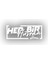 Hep Bir Hüsran Sticker 17X17 cm Beyaz 1