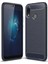 Huawei P20 Lite ile Uyumlu Kamera Korumalı Darbe Önleyici Carbon Brushed Silikon Kılıf 1