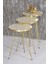 Zigon Sehpa Gold Krem Tel 1044 2