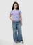 Kız Çocuk Açık Mavi Easy Wide Leg Jean Pantolon 5