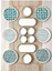 14 Parça Seramik Kahvaltı Takımı, 6 Kişilik, Yeşil Beyaz, Sunum Tabağı, Stackable 2