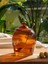 Şeffaf cam zeytinlik amber 15 cm, 101-199 ml, tek parça 2