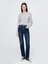 Kadın Lacivert High Rise '90S Straight Jean Pantolon 1