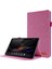 Kumaş Dokulu Kart Yuvaları Stand Deri Kılıf Lenovo Tab M8/tab M8 (2. Nesil)-Gül (Yurt Dışından) 1
