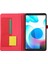 Xiaomi Redmi Pad Se 4g 8.7 Inç Deri Kılıf Kart Tutucu Kumaş Doku Tablet Standı Kapağı-Kırmızı (Yurt Dışından) 2
