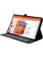 Kart Yuvaları Tasarım Kumaş Doku Pu Deri Katlanır Folio Stand Kılıfı Realme Pad 10.4 Inç-Gri (Yurt Dışından) 5