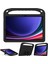 Samsung Galaxy Tab S9 Fe+Kılıf El Tutacağı Eva Tablet Kickstand Kılıfı-Siyah (Yurt Dışından) 4
