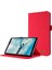Kumaş Dokulu Kart Yuvaları Standı Deri Koruyucu Kılıf Lenovo Tab M7 (2. Nesil) TB-7305F/(3. Nesil)-Kırmızı (Yurt Dışından) 1
