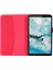 Kumaş Dokulu Kart Yuvaları Standı Deri Koruyucu Kılıf Lenovo Tab M7 (2. Nesil) TB-7305F/(3. Nesil)-Kırmızı (Yurt Dışından) 3