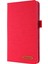 Kumaş Dokulu Kart Yuvaları Standı Deri Koruyucu Kılıf Lenovo Tab M7 (2. Nesil) TB-7305F/(3. Nesil)-Kırmızı (Yurt Dışından) 4