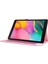 Darbeye Dayanıklı Çizilmez Kumaş Dokulu Kart Yuvaları Stand Deri Tablet Kılıfı Samsung Galaxy Tab A7 10.4 (2020)/(2022) T500-PEMBE (Yurt Dışından) 2
