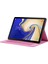 Kumaş Doku Kart Yuvaları Stand Deri Kılıf Samsung Galaxy Tab S5E SM-T720-PEMBE (Yurt Dışından) 5
