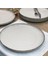 Şık 27 cm Krem Porselen Servis Tabakları 6'lı Set, BPA Free 2